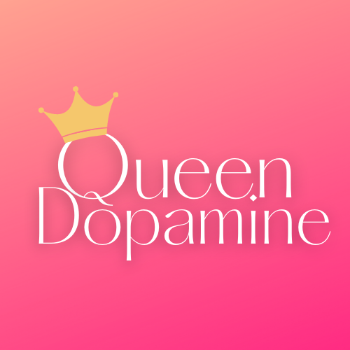 queen dopamine logo with crown